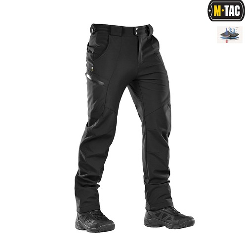 Штаны Soft Shell Winter Black M-Tac