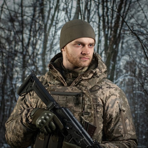 Шапка Watch Cap Elite фліс (270 г/м2) Dark Olive M-Tac