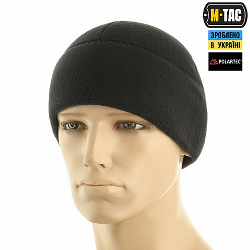 Шапка Watch Cap Elite фліс Polartec  Black M-Tac