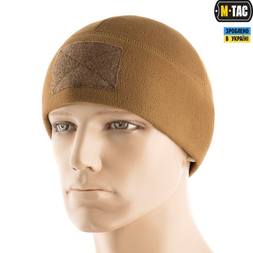 Шапка Watch Cap Elite флис (270 г/м2) с липучкой Coyote Brown M-Tac