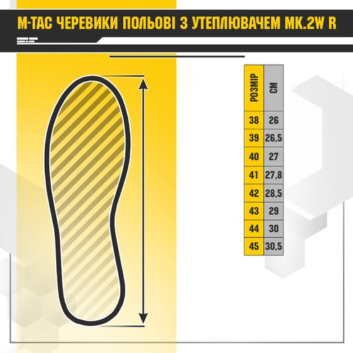 ЧЕРЕВИКИ ПОЛЬОВІ З УТЕПЛЮЧВАЧЕМ MK.2W R GEN.II BLACK М-Тас