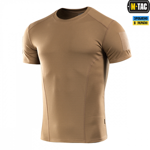 Футболка потовідвідна Athletic Velcro Coyote Brown M-Tac
