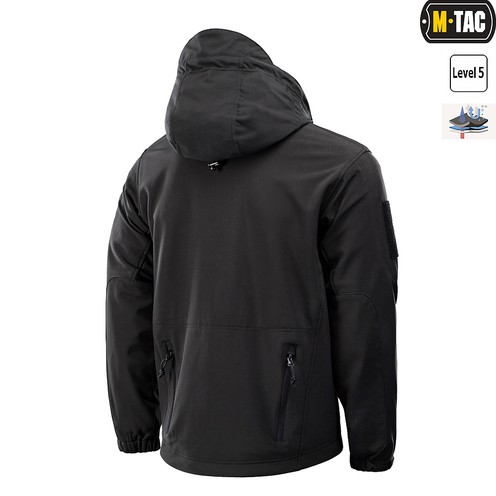 Куртка з підстібкою Soft Shell Black M-Tac