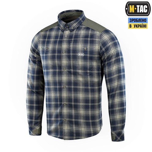 СОРОЧКА REDNECK SHIRT OLIVE/NAVY BLUE M-Tac