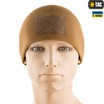 Шапка Watch Cap Elite фліс (270 г/м2) з ліпучкою Coyote Brown M-Tac