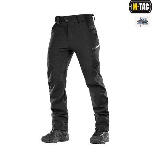 Штаны Soft Shell Winter Black M-Tac