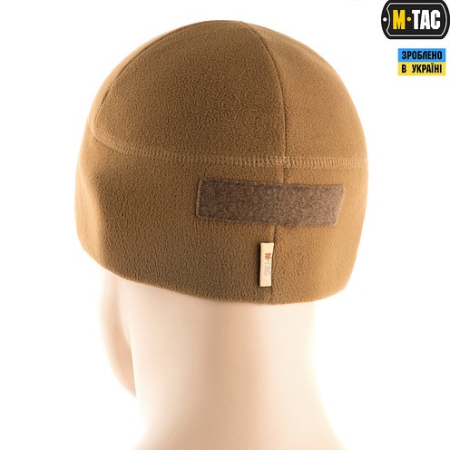 Шапка Watch Cap Elite флис (270 г/м2) с липучкой Coyote Brown M-Tac