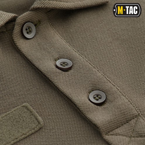 Поло тактичне довгий рукав 65/35 Dark Olive M-Tac