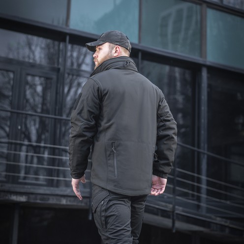 Куртка з підстібкою Soft Shell Black M-Tac