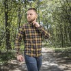 СОРОЧКА REDNECK SHIRT NAVY BLUE/YELLOW М-Тас